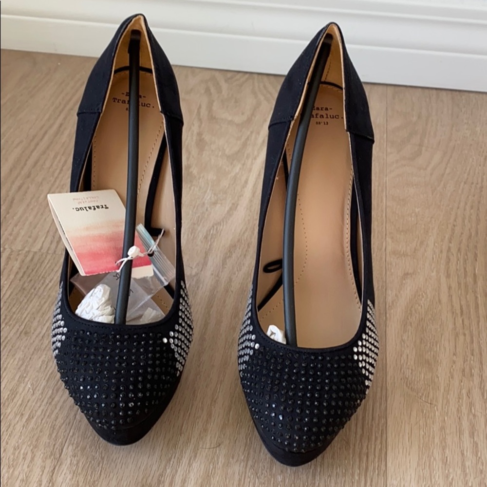Suede heels